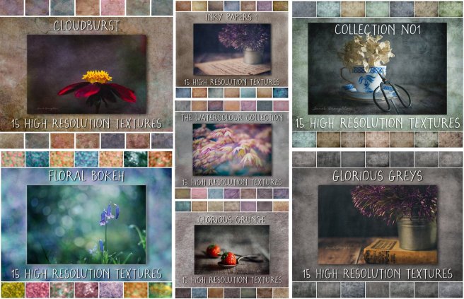 Photoshop textures by Janet Broughton